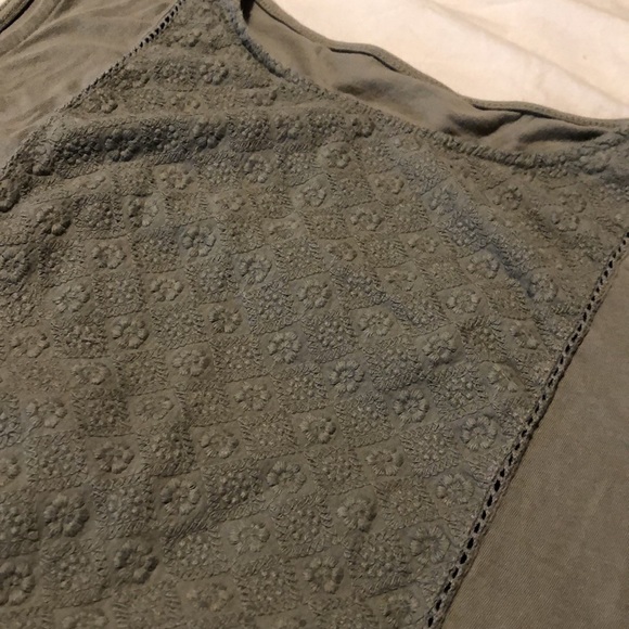 Army Green Wide-Strap Tank - Picture 2 of 3